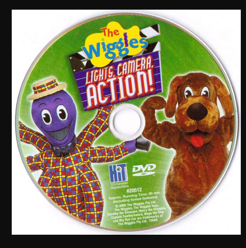Luces Cámara Acción Wiggles DVD 2005 rompecabezas en línea