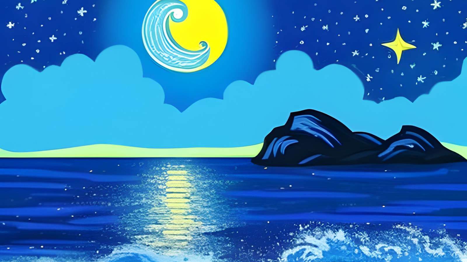 LA MER DE NUIT puzzle en ligne