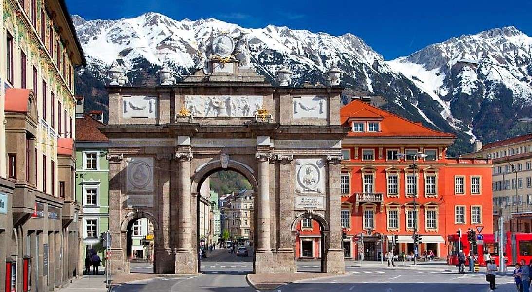 Innsbruck Tyrolsko Rakousko skládačky online
