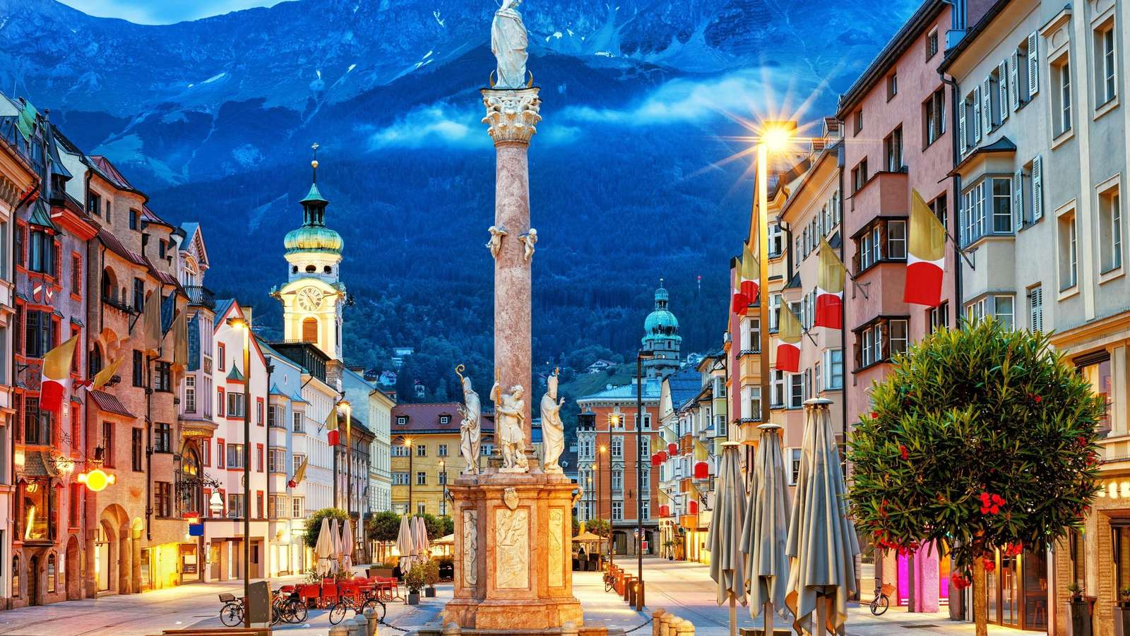 Инсбрук Тирол Австрия онлайн пъзел
