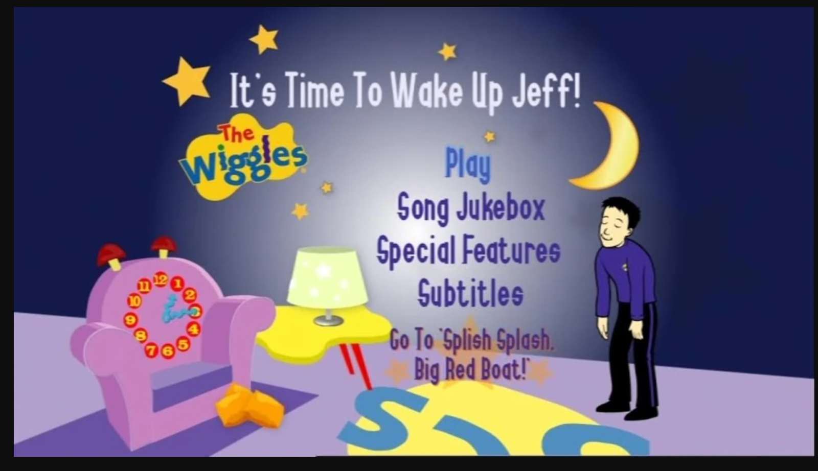 Its Time To Wake Up Jeff DVD Menu online puzzle