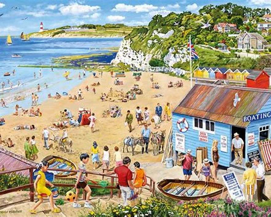 Stay on a sandy beach jigsaw puzzle online