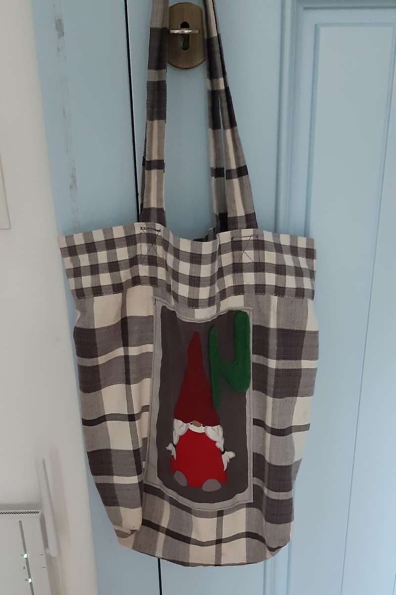 vánoční nákupní taška skládačky online