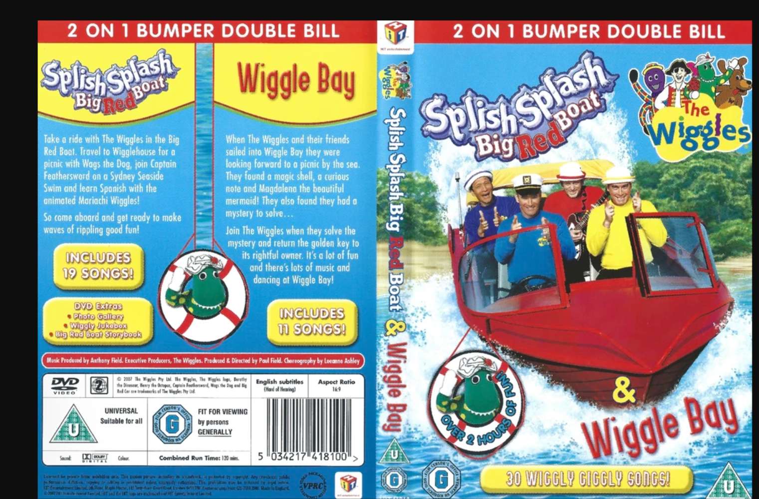 Splash Splash Big Red Boat et Wiggle Bay DVD 2006 puzzle en ligne