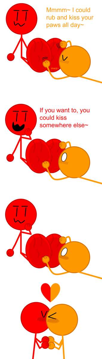 Röd x Orange pussel på nätet