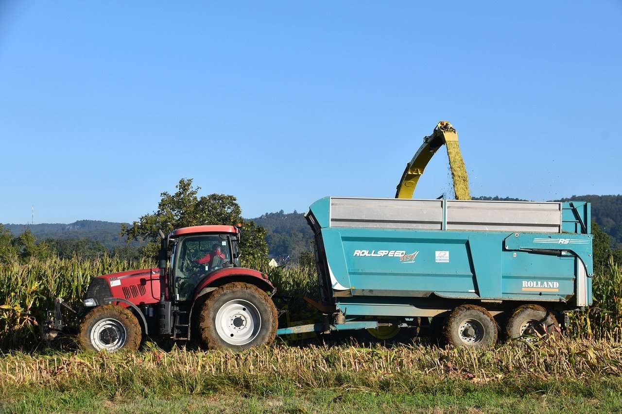 Jordbruk, traktor Pussel online