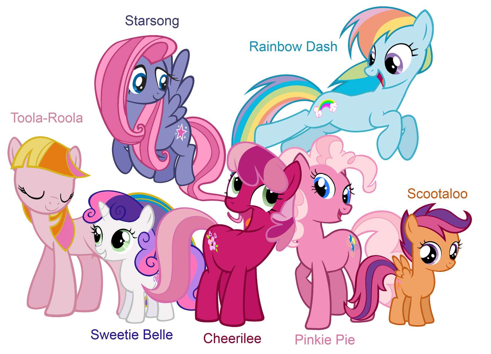 My Little Pony Ponies Puzzle Factory online παζλ
