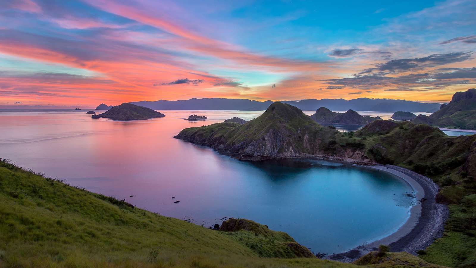 Nádherná krajina v Indonésii online puzzle