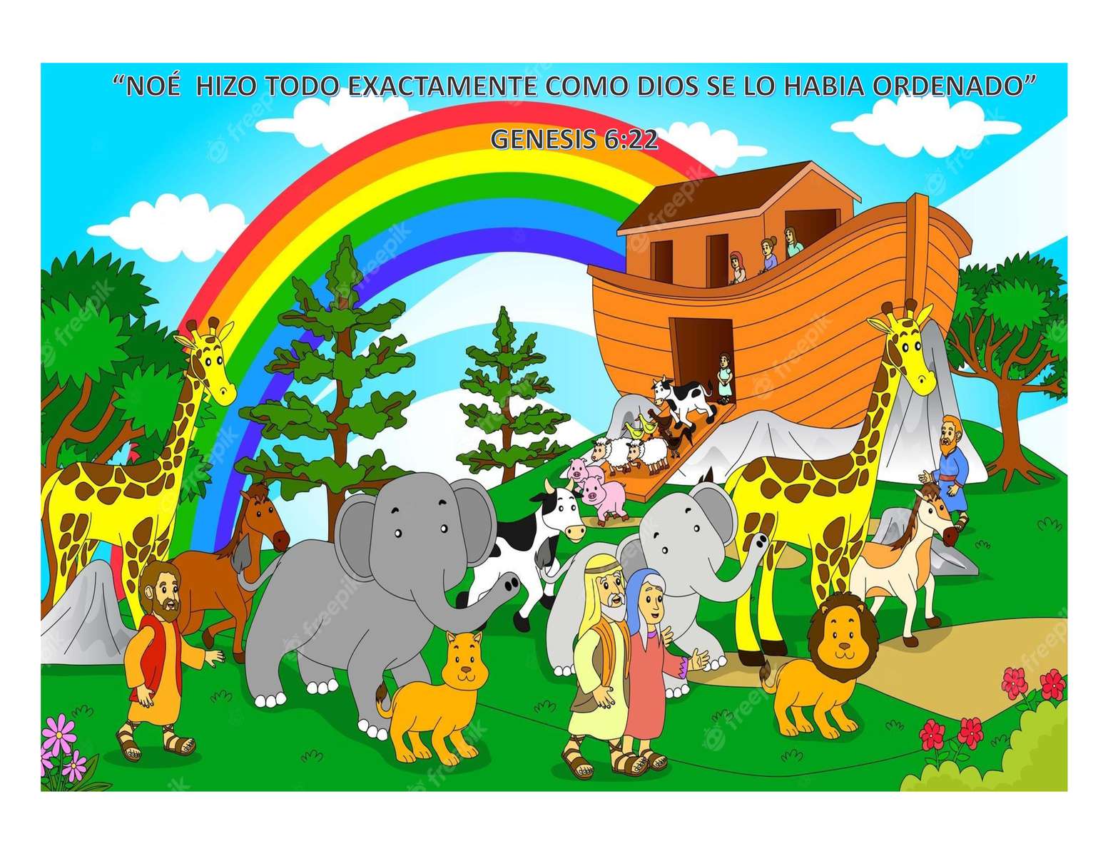 Noah's ark jigsaw puzzle online