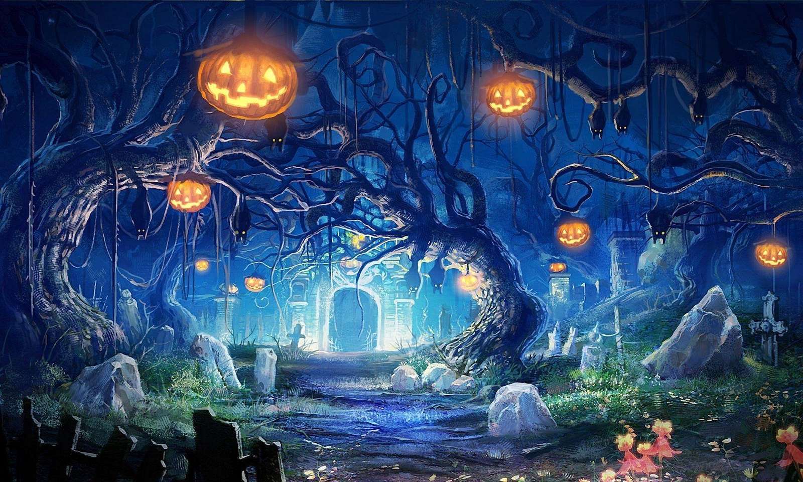 Haunted Forest jigsaw puzzle online