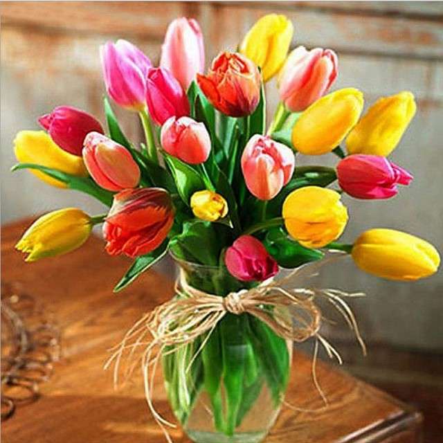 Colorful tulips jigsaw puzzle online