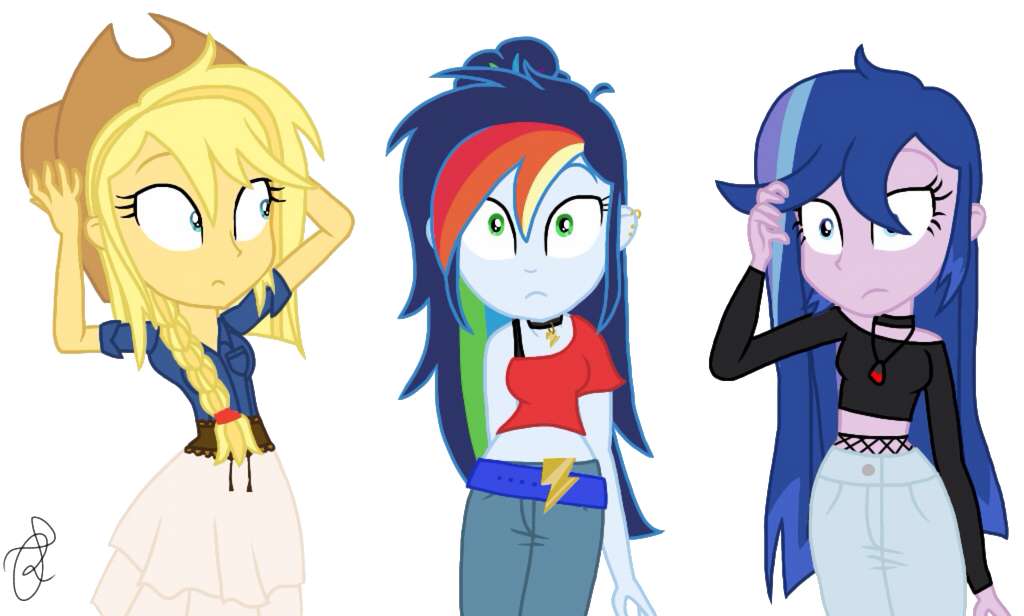 Головоломка Mlp Eqg Girls онлайн пазл