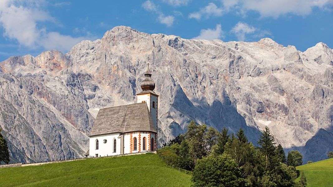 Kaple Salcbursko Rakousko skládačky online