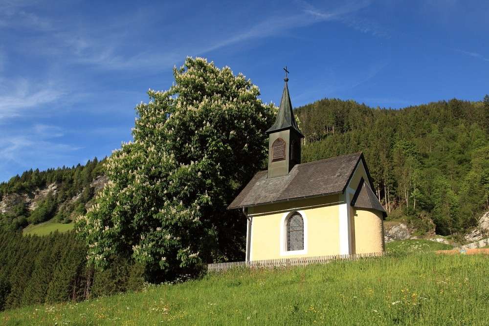 Каплиця Salzburger Land Австрія онлайн пазл