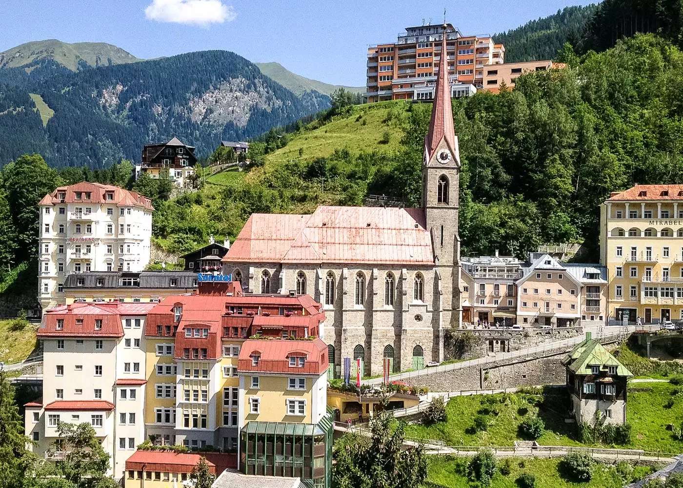 Bad Hofgastein Salzburgo Estado Áustria puzzle online