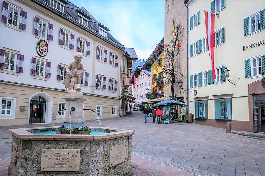 Zell am See Salzburgerland Oostenrijk online puzzel