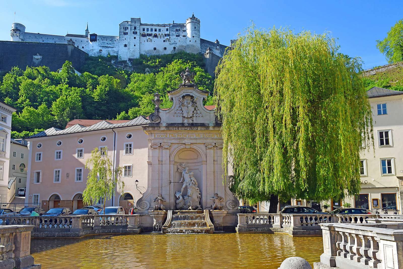 Salzburg Kapitelplatz Oostenrijk online puzzel