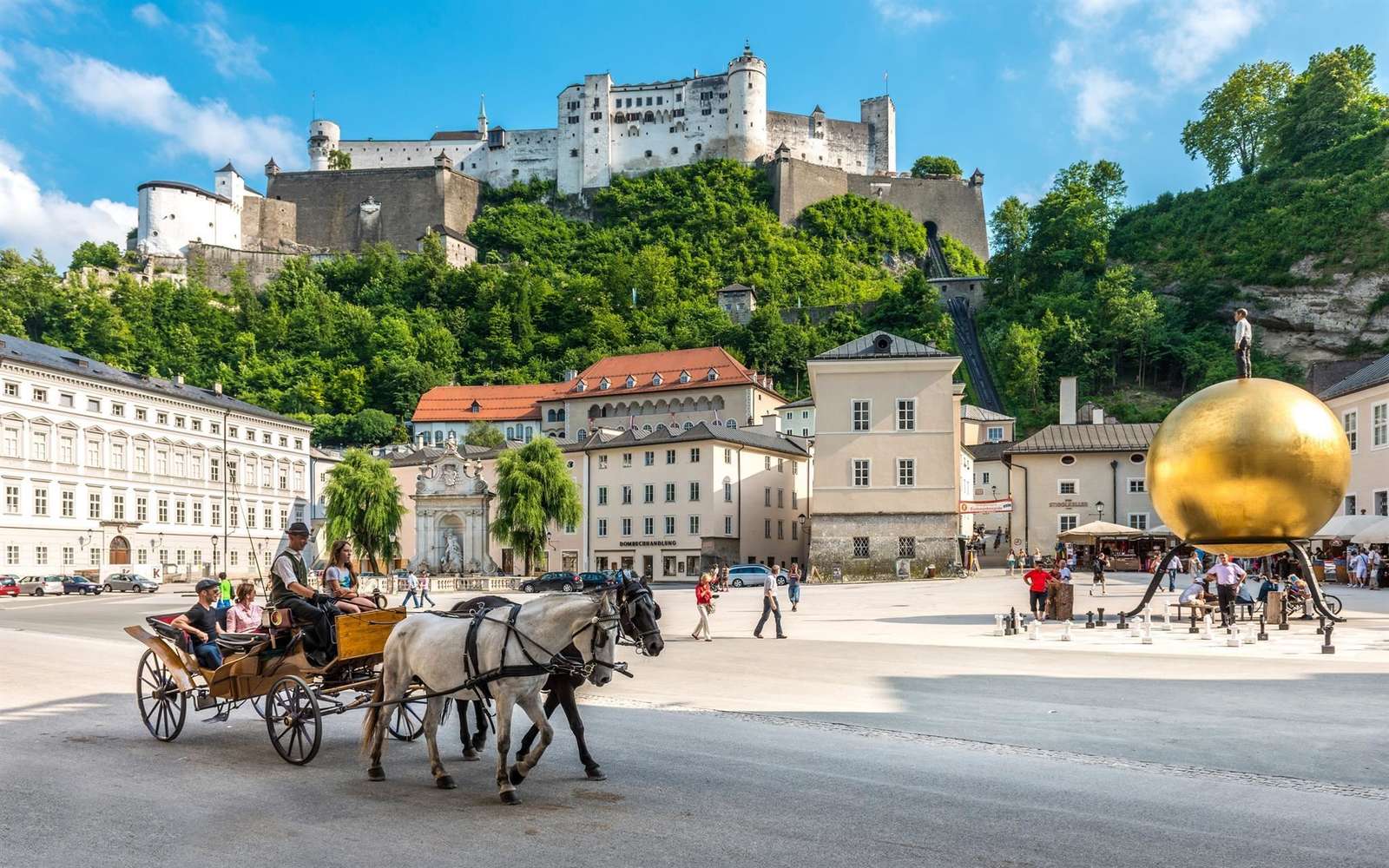 Stadt Salzburg Österreich Online-Puzzle