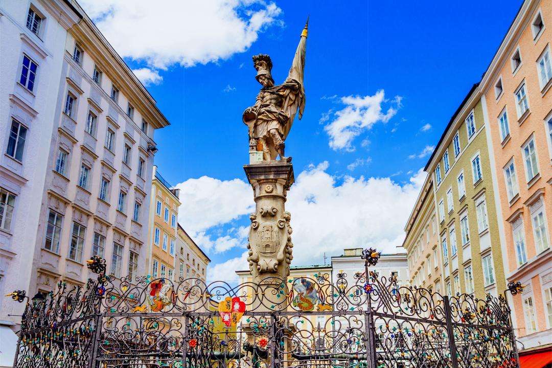 Orașul Salzburg Austria jigsaw puzzle online