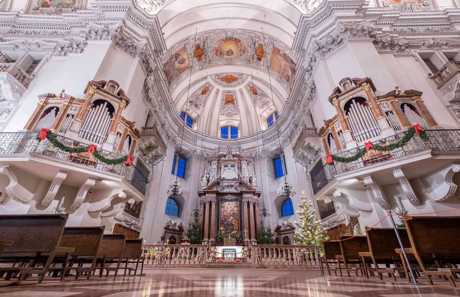 Град Залцбург Катедрала Австрия онлайн пъзел