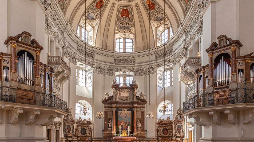 City of Salzburg Cathedral Austria online puzzle
