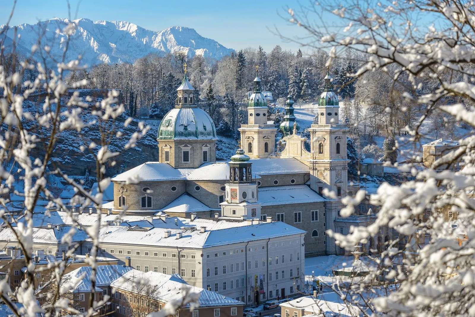 Salzburg város Ausztria online puzzle