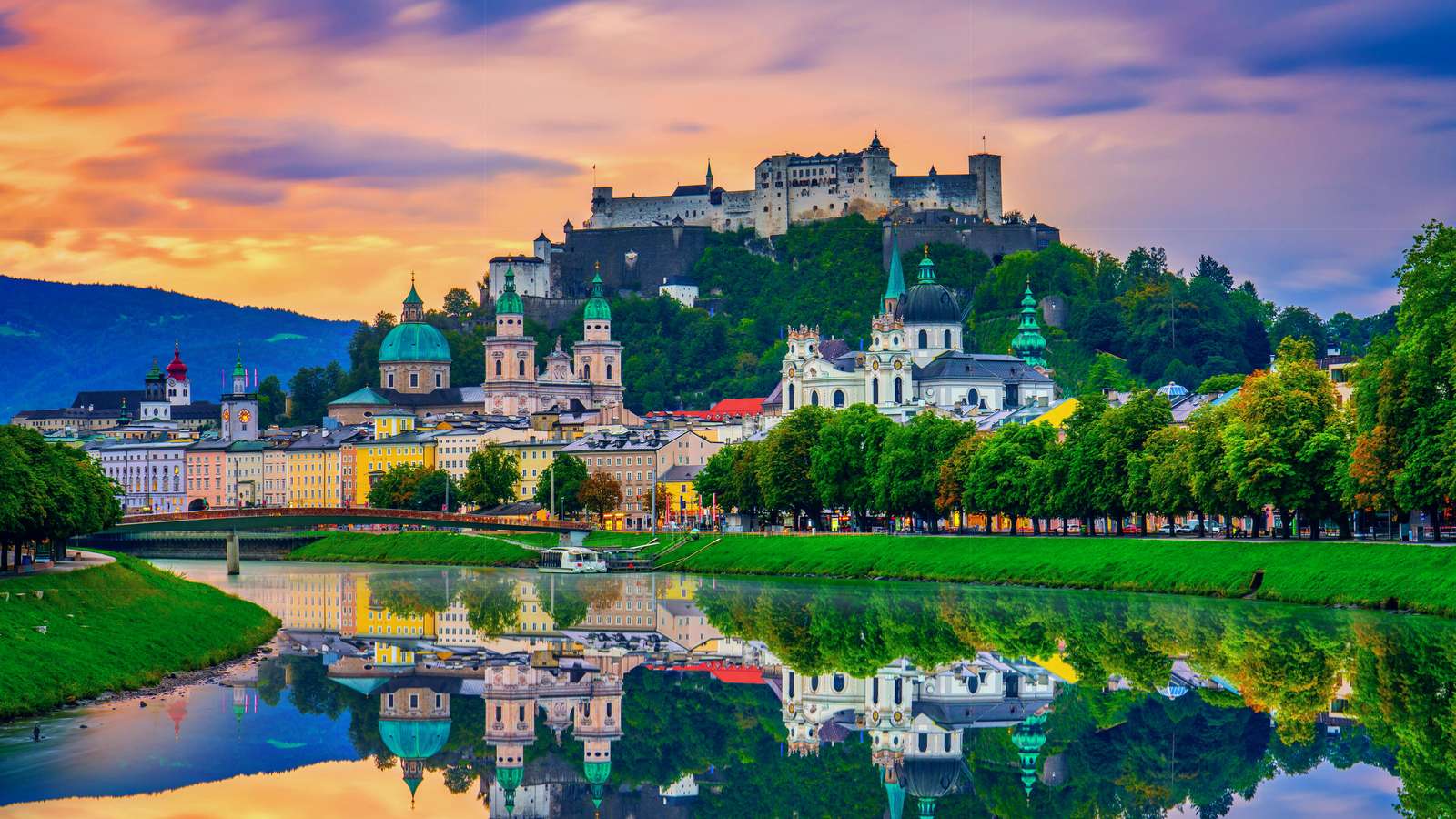 Stad Salzburg Oostenrijk online puzzel