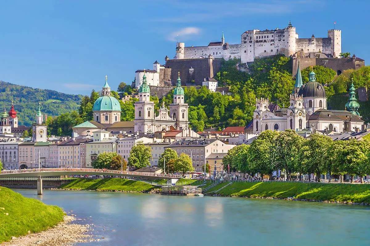 Orașul Salzburg Austria puzzle online