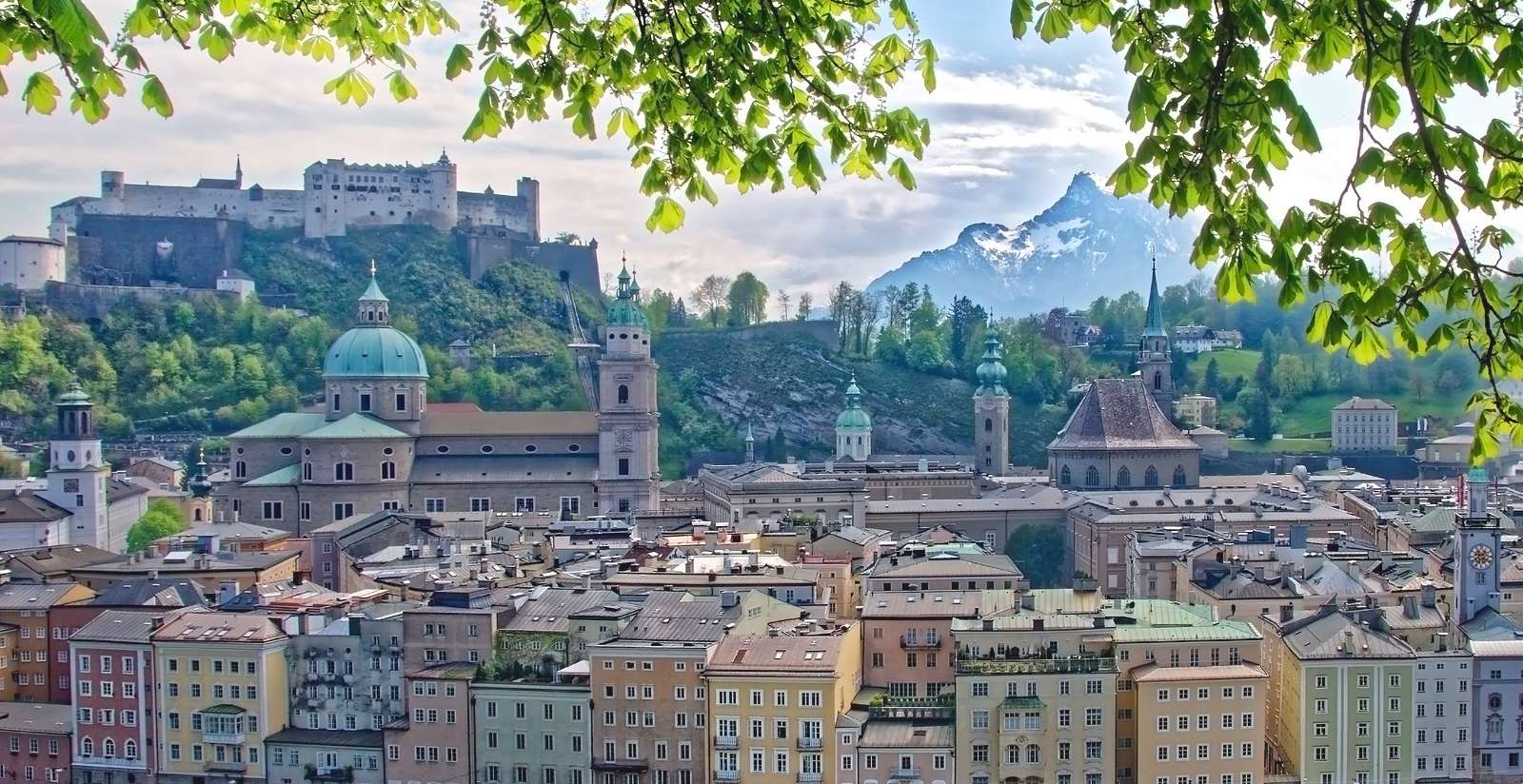 Πόλη του Σάλτσμπουργκ Αυστρίας online παζλ