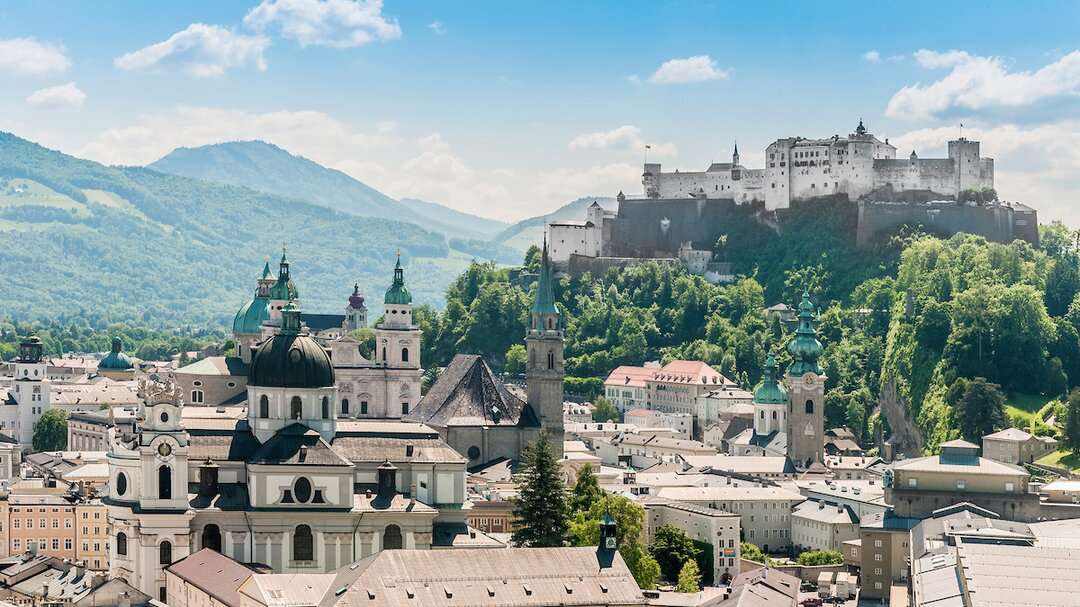 Ville de Salzbourg Autriche puzzle en ligne