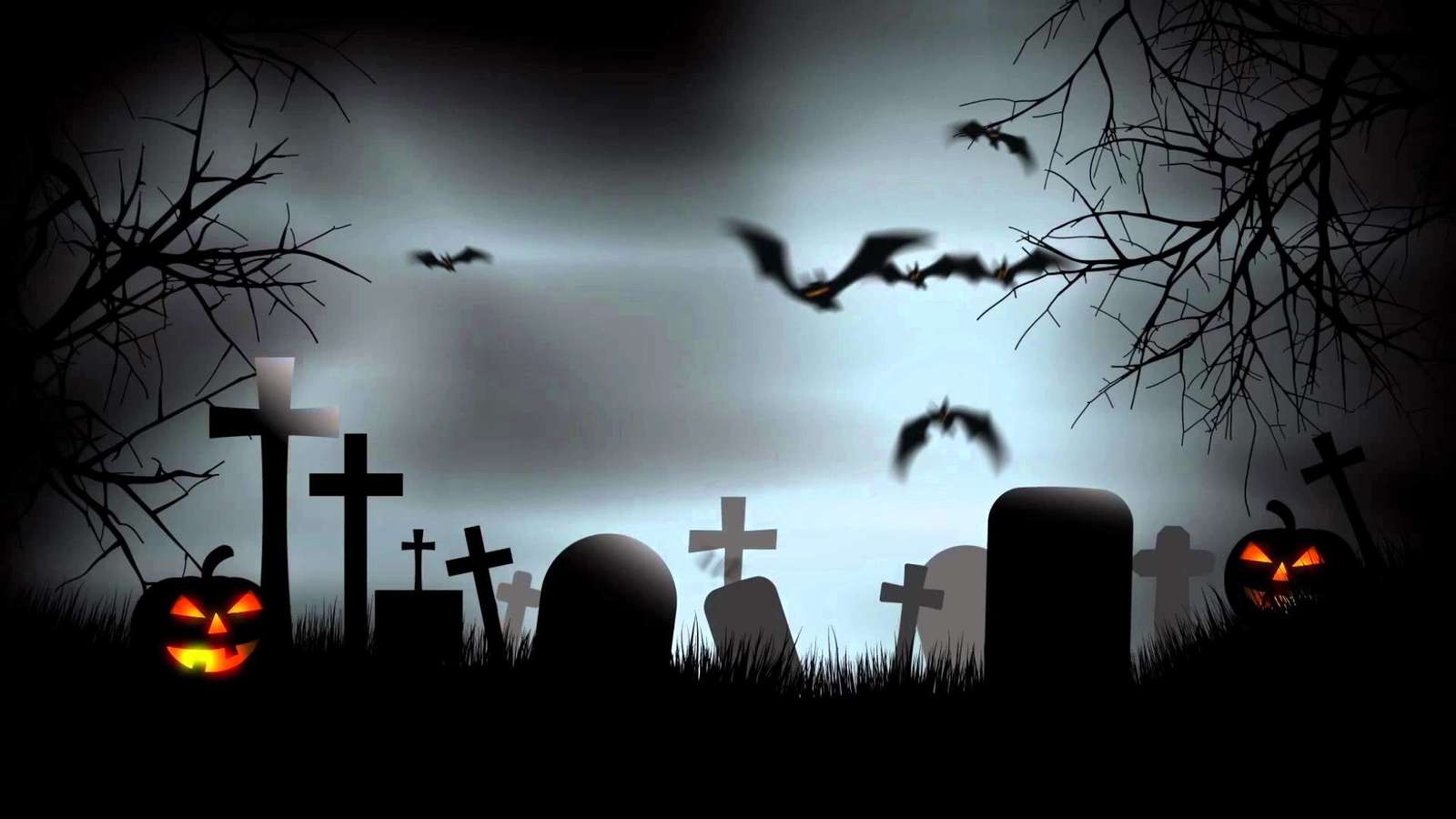 Cementerio espeluznante rompecabezas en línea