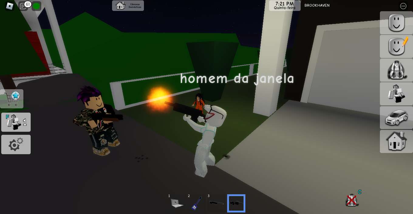 Homem da janela no roblox - puzzle online