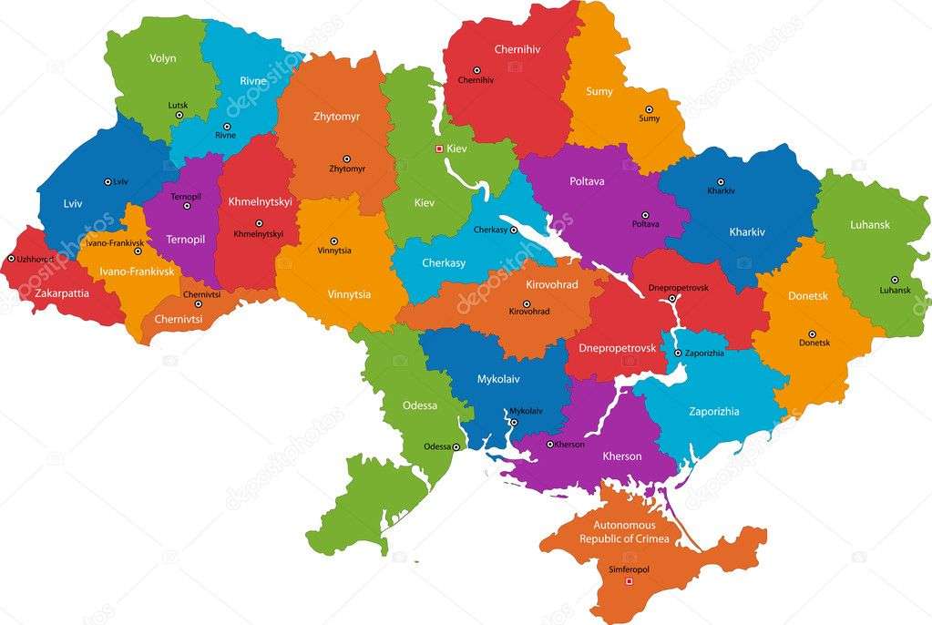 Ukraine-Karte Online-Puzzle