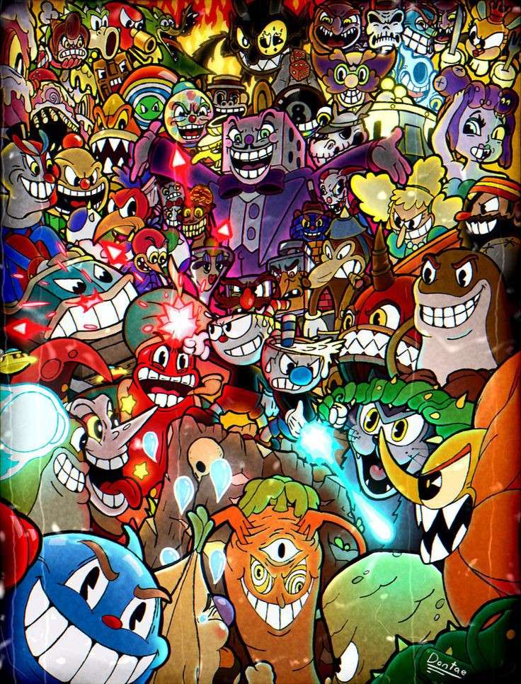 Cupheads rompecabezas en línea