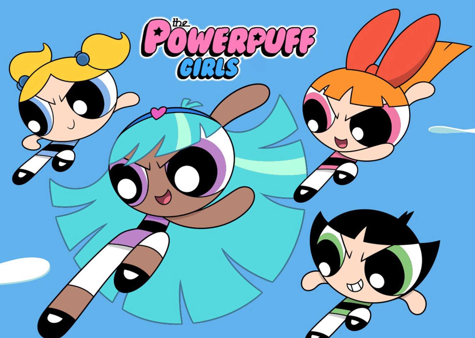 Die Powerpuff Girls! ❤️❤️❤️❤️❤️ Online-Puzzle