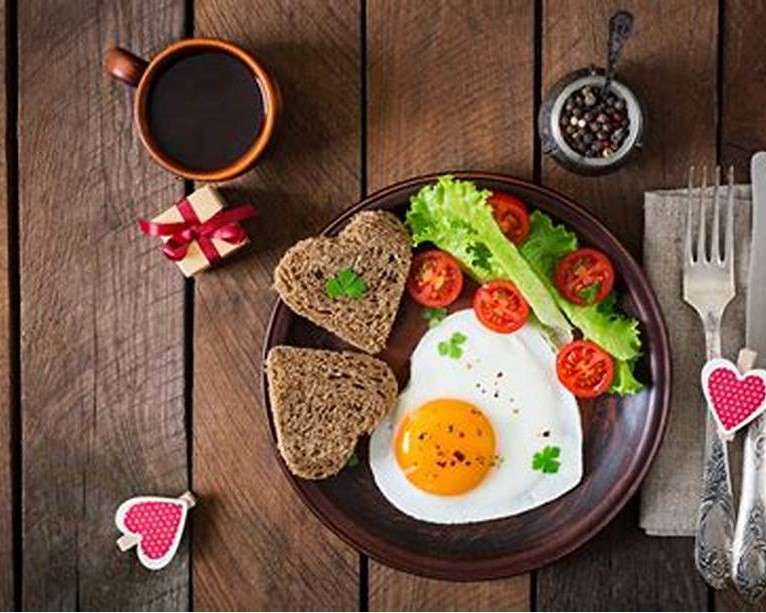 Пържено яйце за закуска онлайн пъзел