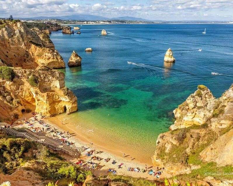 Плаж в Португалия онлайн пъзел
