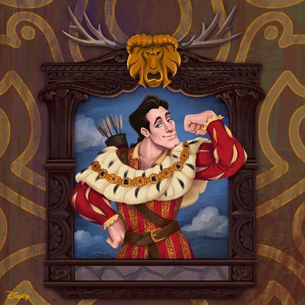 Gastonův portrét skládačky online