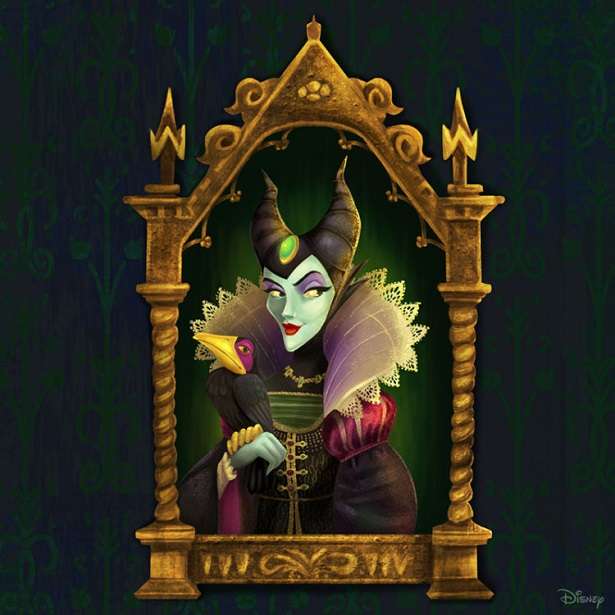 Maleficent porträtt pussel på nätet
