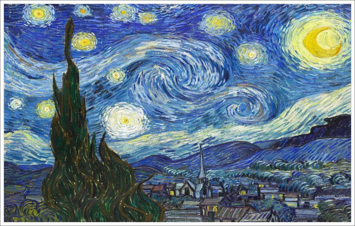 The starry Night jigsaw puzzle online