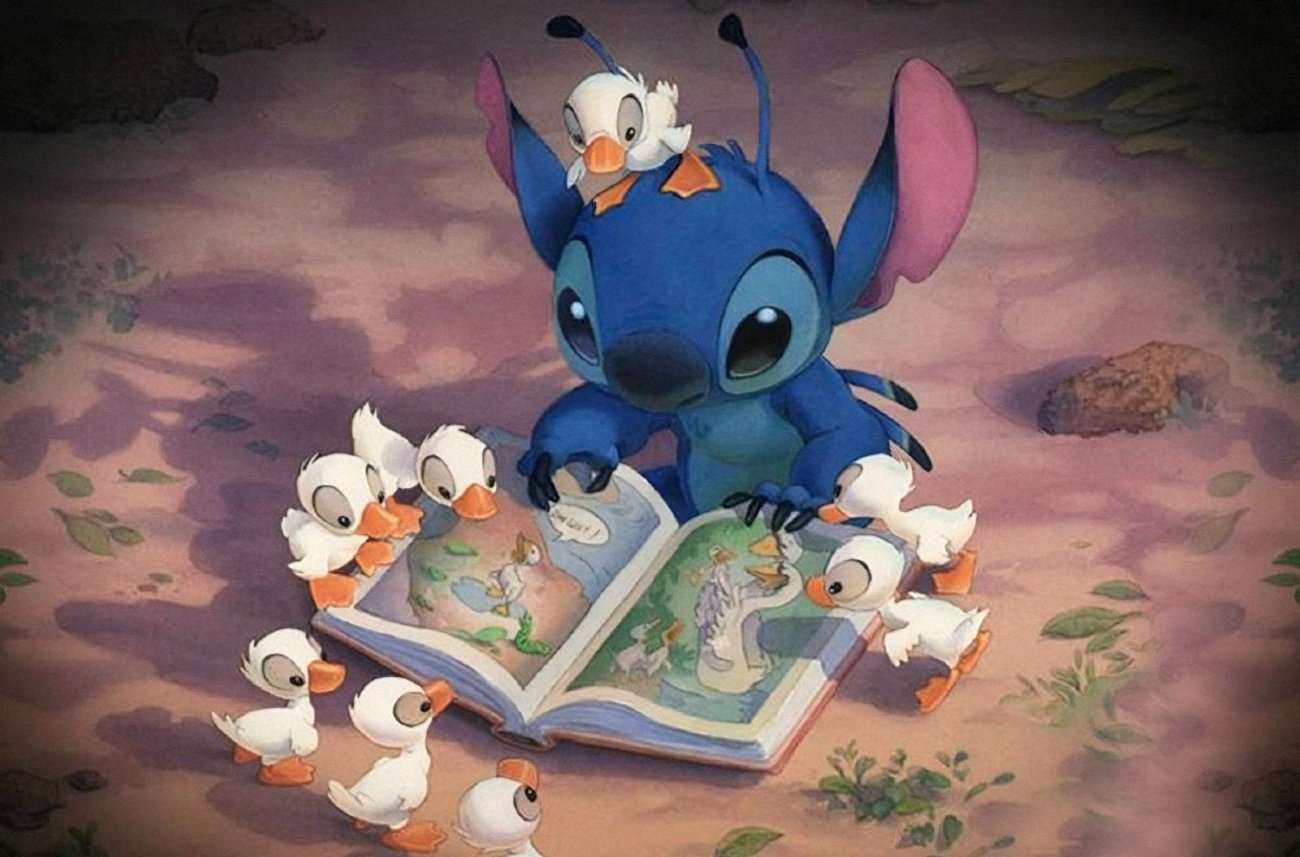 Stitch Ugly Duckling puzzle online