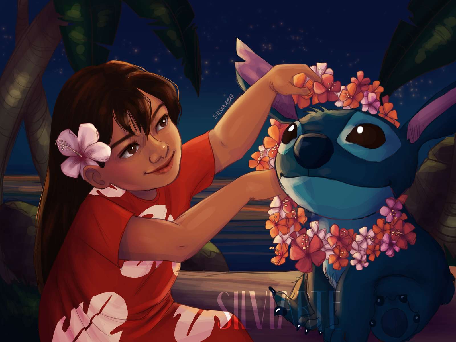 Ohana Means Family: Lilo and Stitch online puzzle