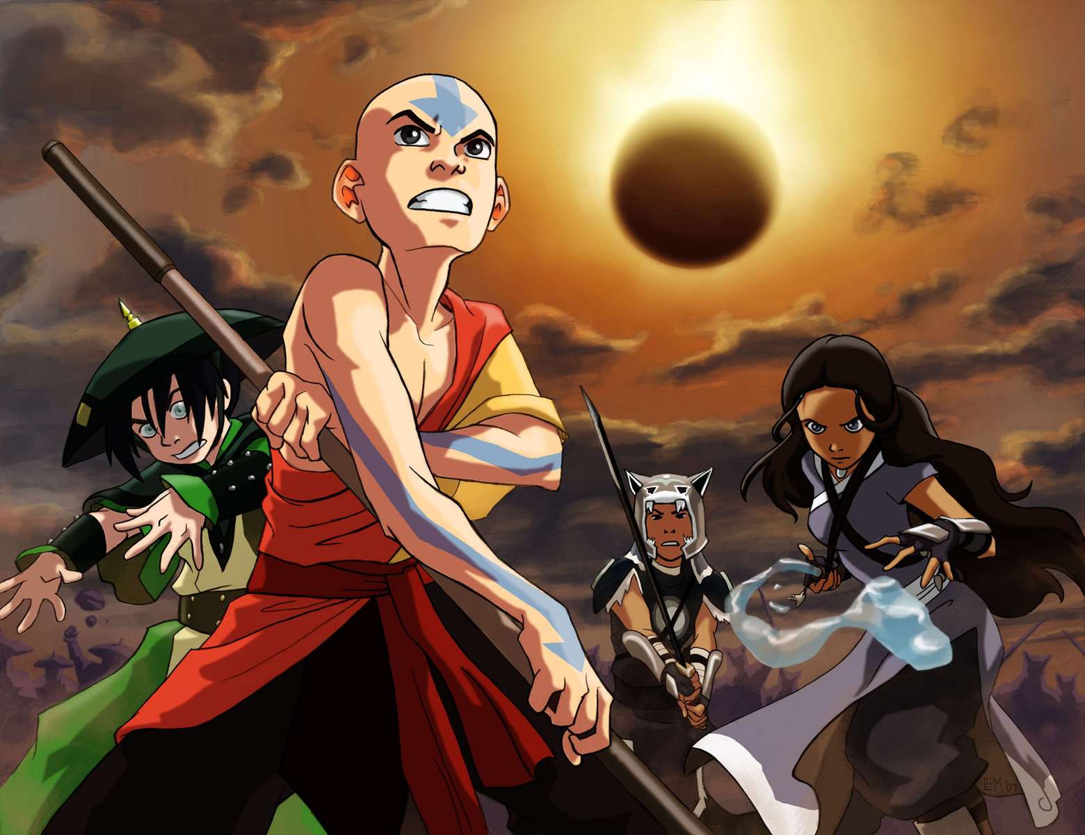 Avatar. Lenda de Aang. quebra-cabeças online