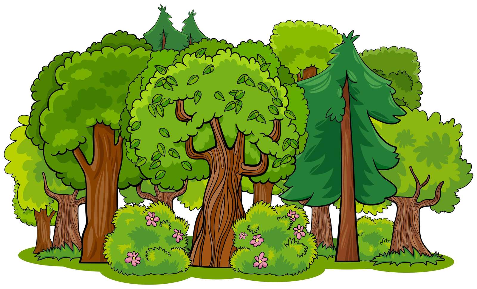 Mesebeli erdő online puzzle
