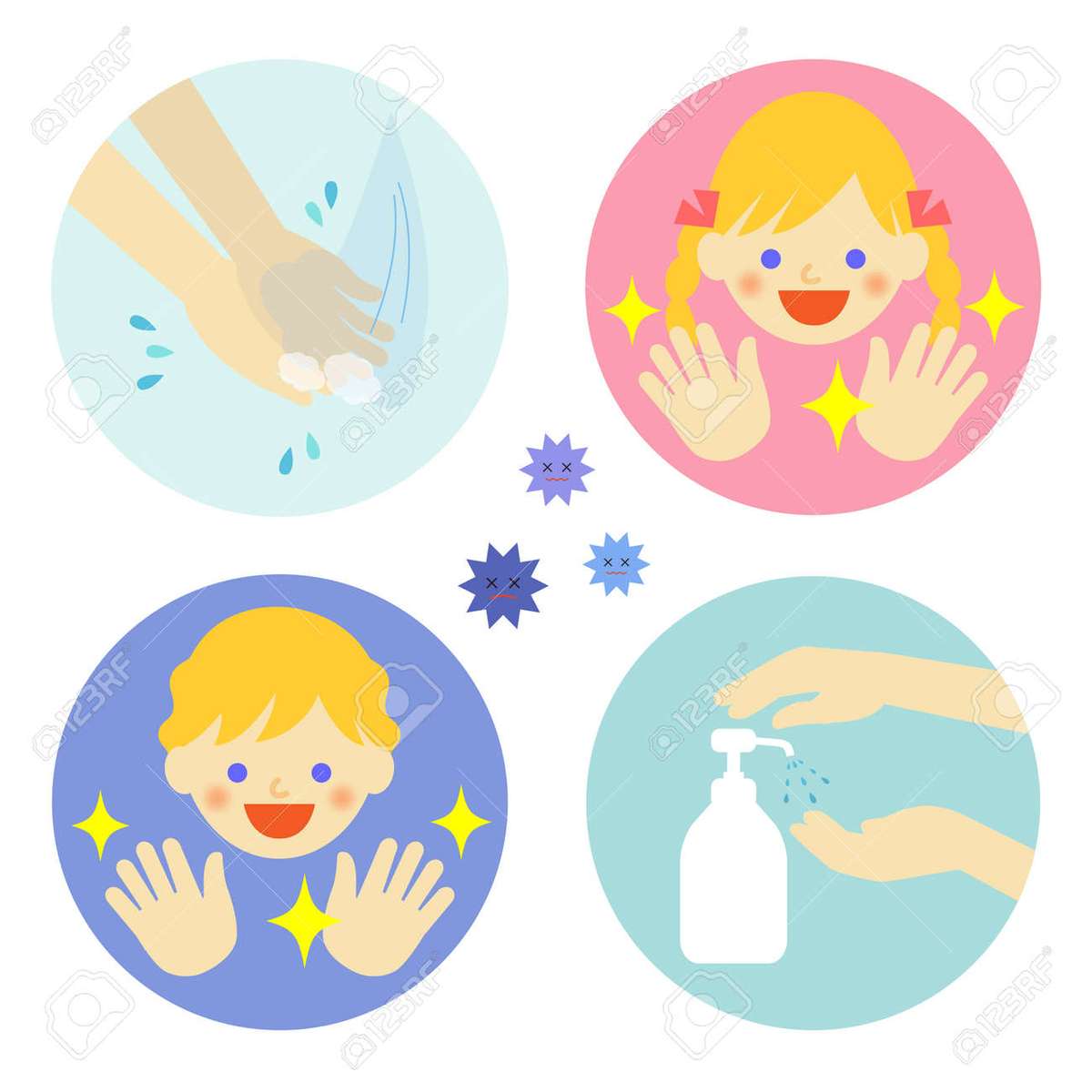 手洗い オンラインパズル