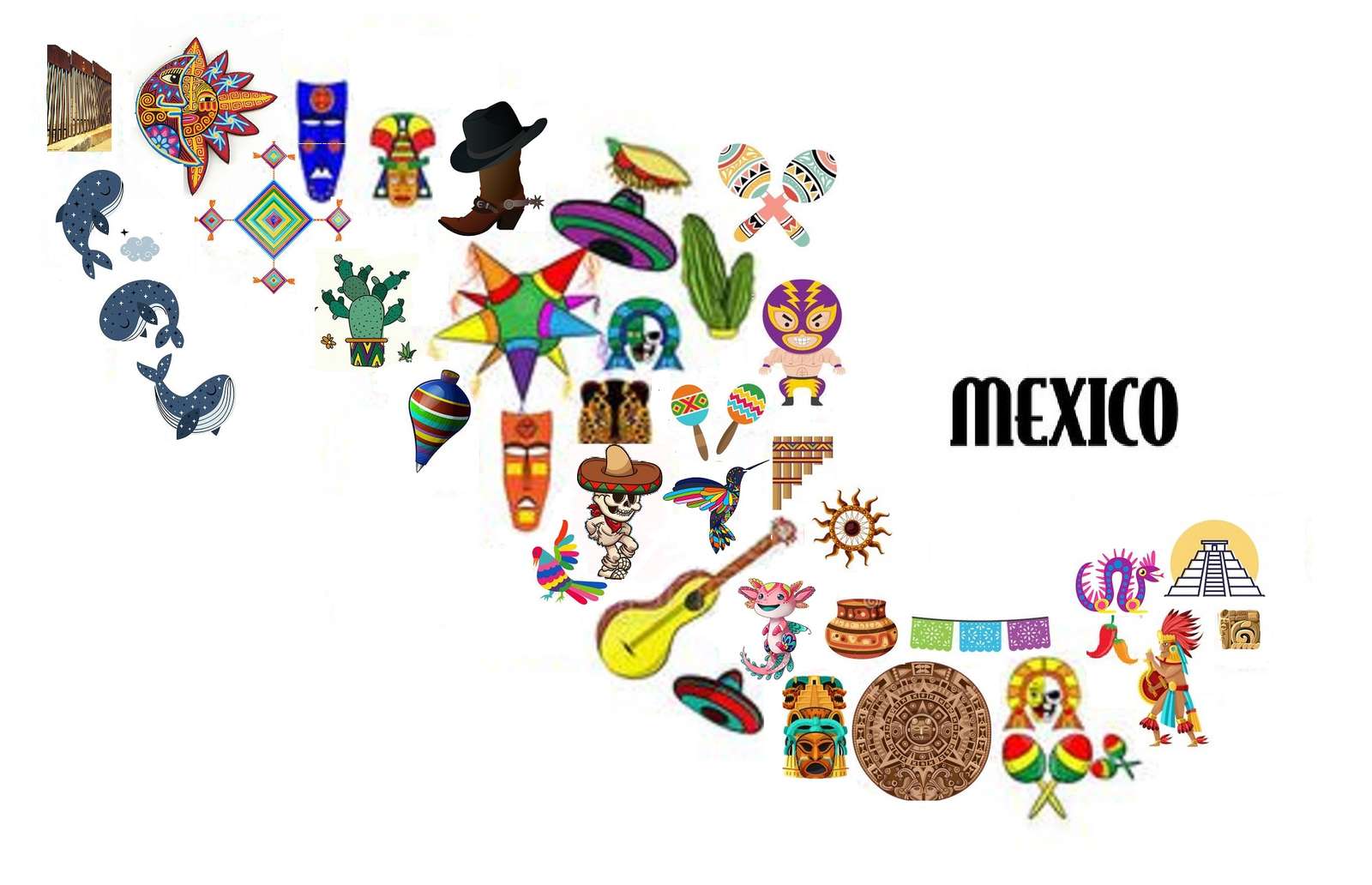 Різноманітність Мексики онлайн пазл