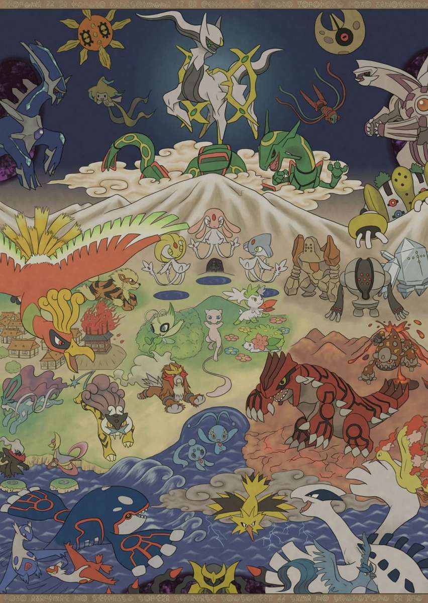 Pokémon - Legendär jigsaw puzzle online