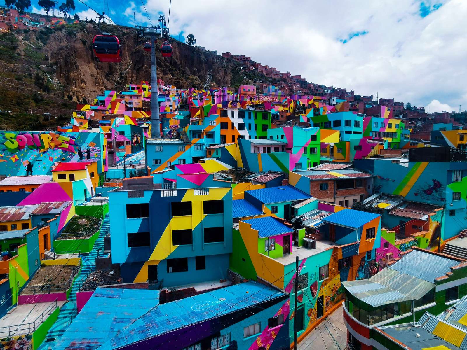 Chualluma Court, La Paz, Bolívia kirakós online