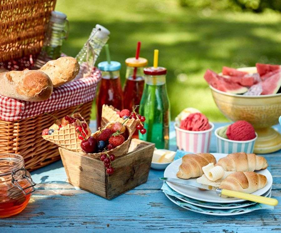 Piknik étkezés online puzzle