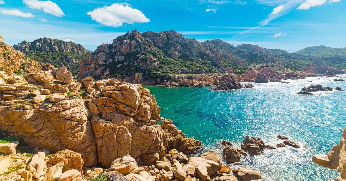 плаж в Сардиния онлайн пъзел